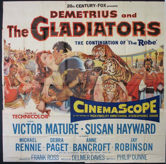DEMETRIUS AND THE GLADIATORS @ FilmPosters.com