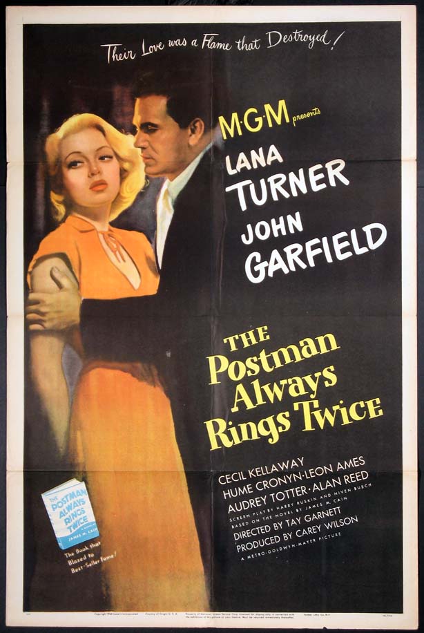 POSTMAN ALWAYS RINGS TWICE, THE @ FilmPosters.com