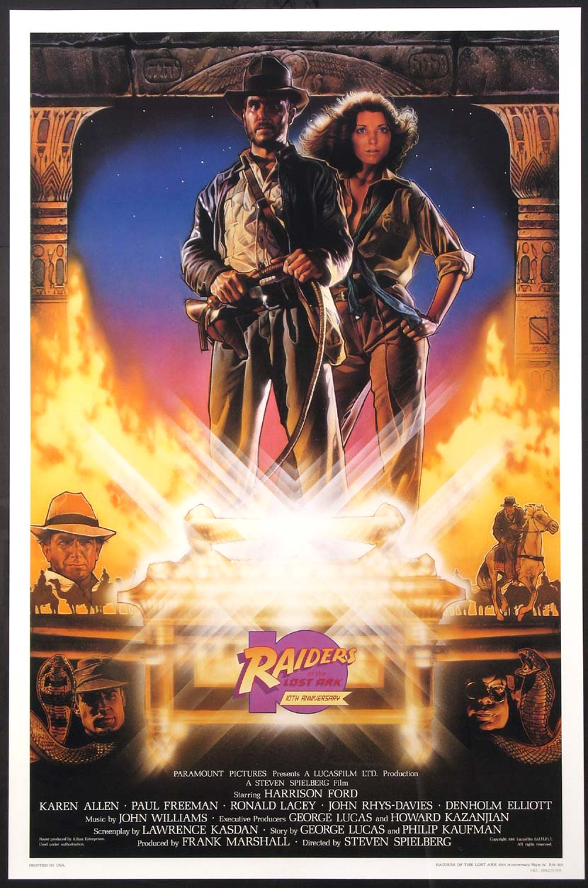 RAIDERS OF THE LOST ARK - TEN YEAR ANNIVERSARY KILIAN POSTER @ FilmPosters.com