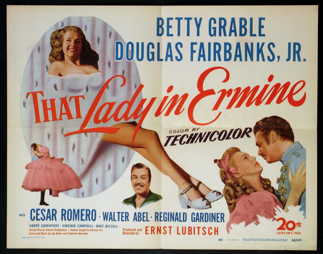 THAT LADY IN ERMINE @ FilmPosters.com
