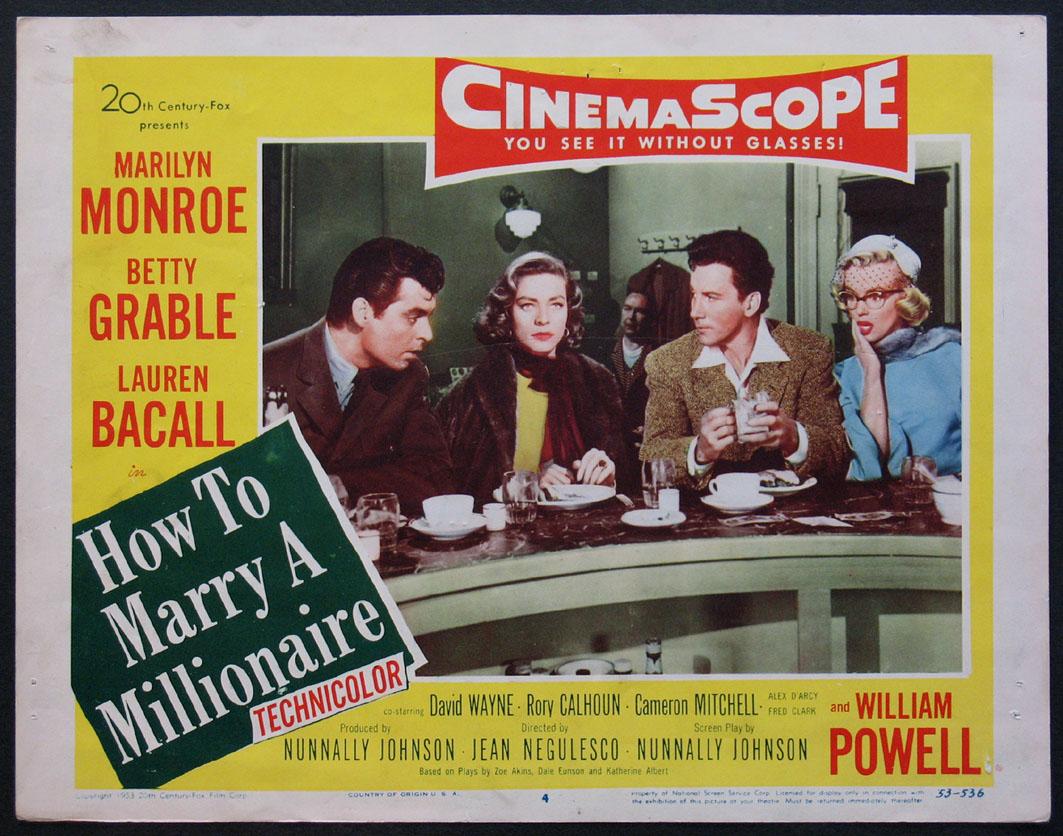 HOW TO MARRY A MILLIONAIRE @ FilmPosters.com