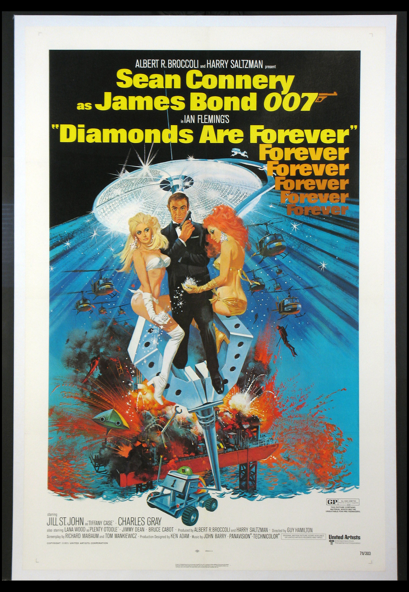 DIAMONDS ARE FOREVER @ FilmPosters.com