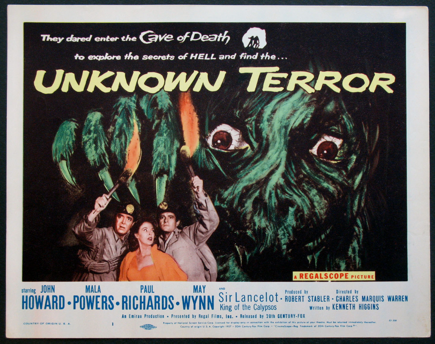 UNKNOWN TERROR, THE @ FilmPosters.com