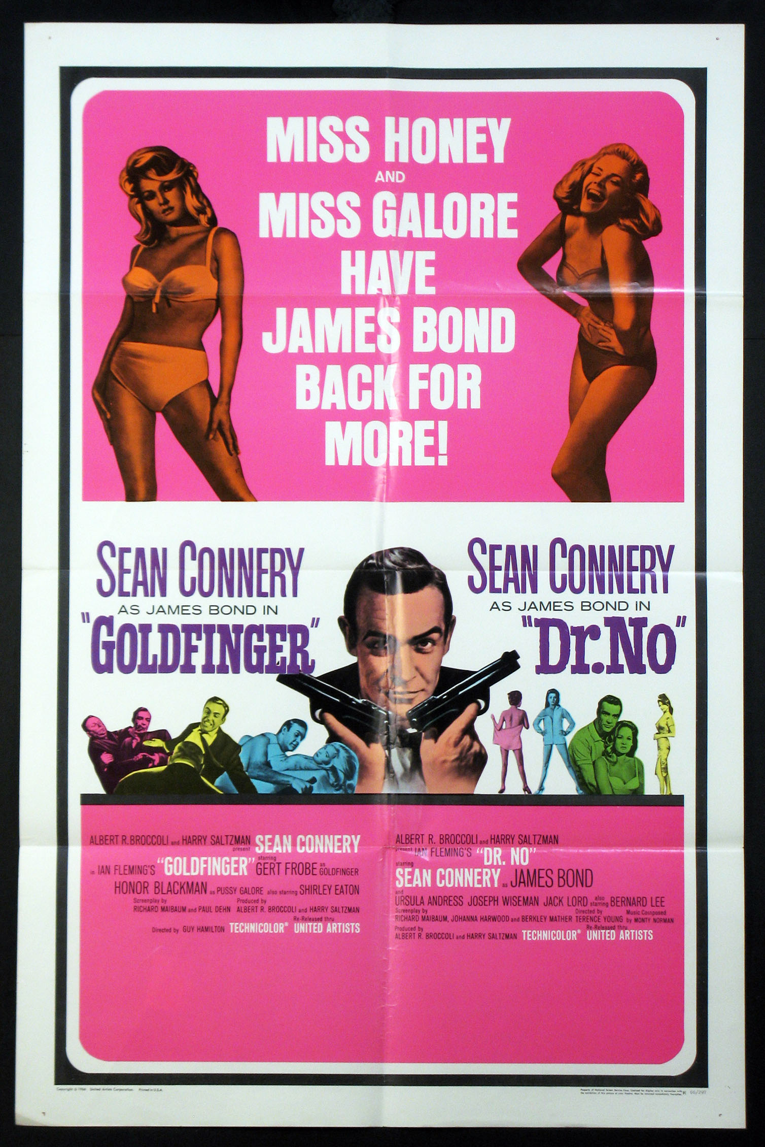 GOLDFINGER / DOCTOR NO (DR. NO) @ FilmPosters.com