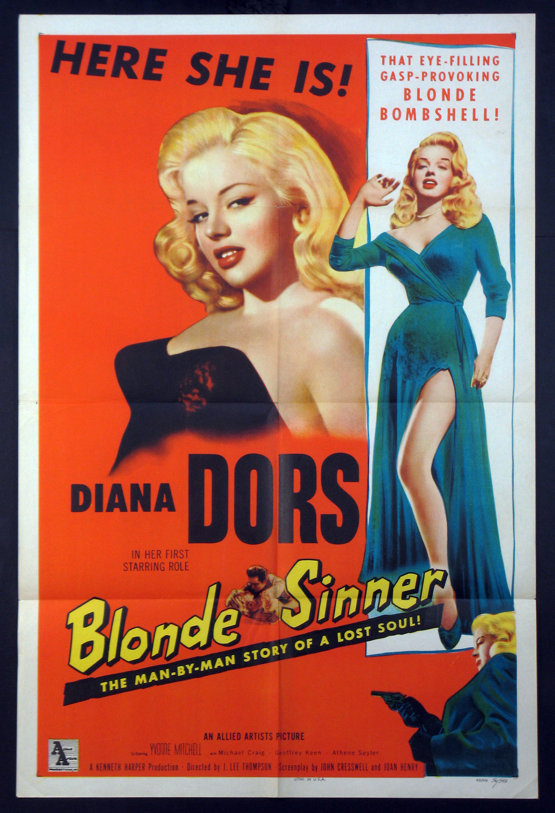 BLONDE SINNER @ FilmPosters.com