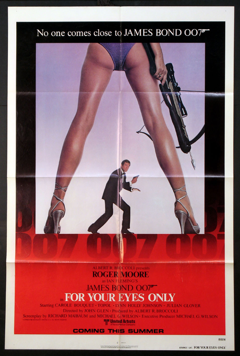 FOR YOUR EYES ONLY (James Bond) @ FilmPosters.com