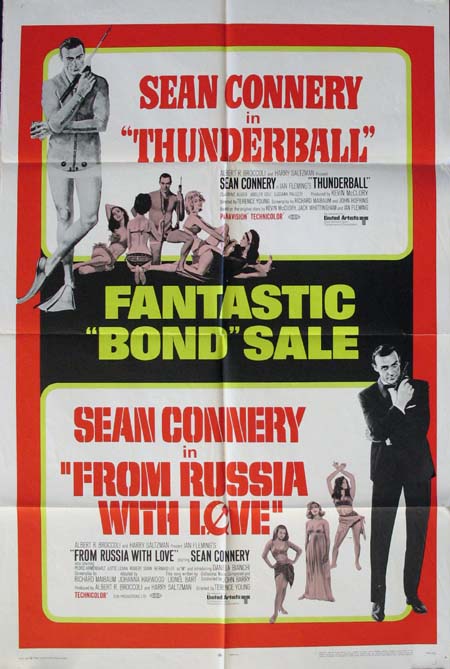 THUNDERBALL / FROM RUSSIA WITH LOVE (James Bond) @ FilmPosters.com