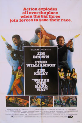 THREE THE HARD WAY @ FilmPosters.com